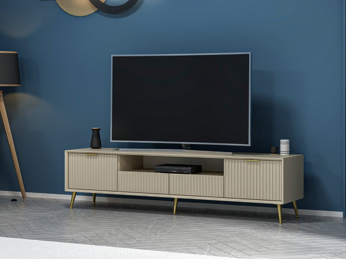 Hanah Home Soporte de TV Luxe Arenisca Hanah Home Soporte de TV Luxe Arenisca